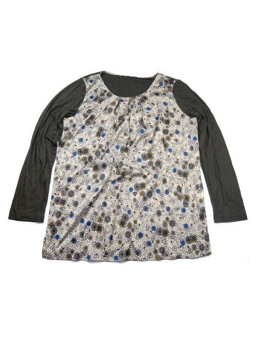 Daniel & Mayer Maglia Donna Mod. Rosa Geometrico Floreale Multicolor