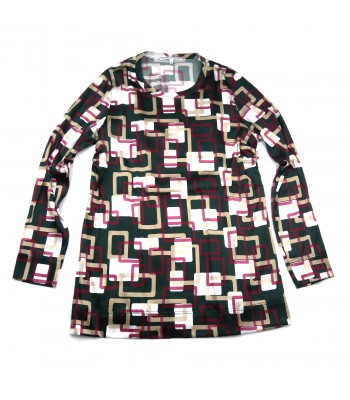Daniel & Mayer Maglia Donna Mod. Puglia Geometrica Multicolor 2