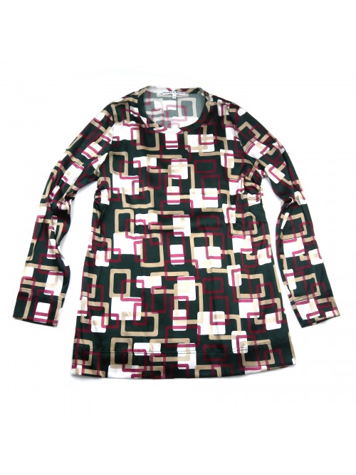 Daniel & Mayer Maglia Donna Mod. Puglia Geometrica Multicolor