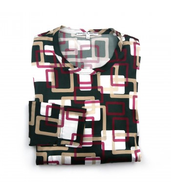 Daniel & Mayer Maglia Donna Mod. Puglia Geometrica Multicolor