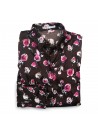 Daniel & Mayer Woman Shirt Mod. Camogli Floral Dark Brown