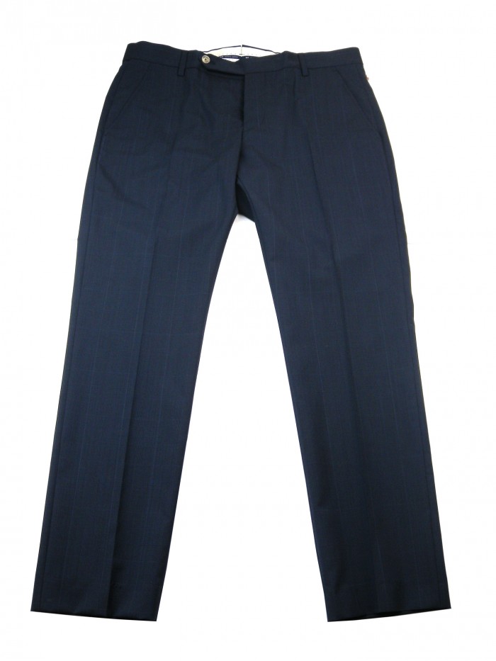 Entre Amis Men's Trousers Mod. P188357 / 1356 COL 400 prince de galle Blue Entre Amis Men's Trousers Mod. P188357 / 1356 COL 400 prince de galle Blue