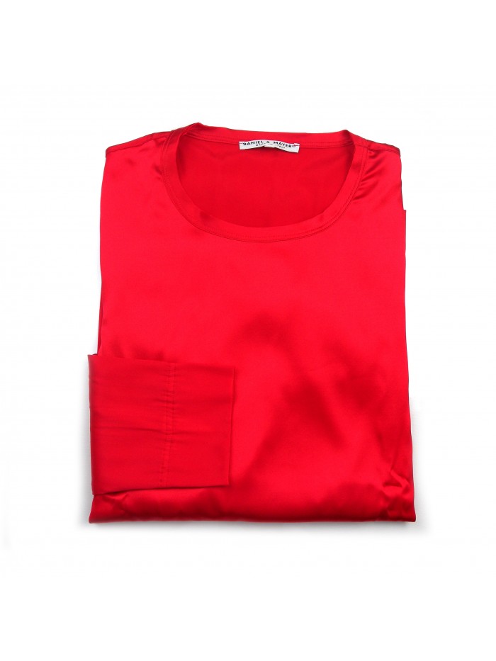 Daniel & Mayer Woman Shirt Mod. Puglia Solid Red Daniel & Mayer Woman Shirt Mod. Puglia Solid Red