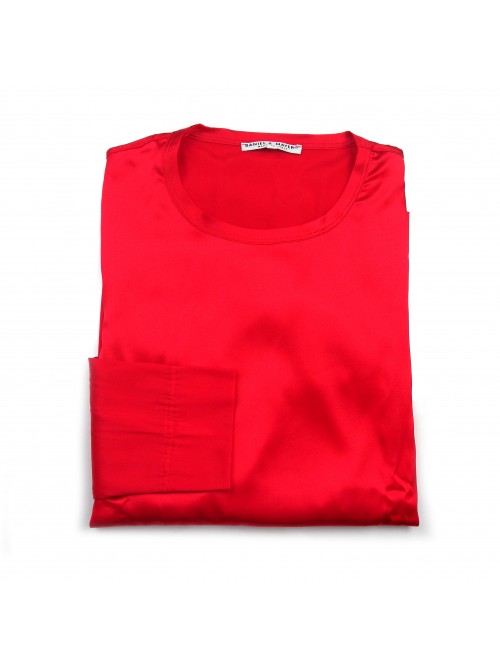 Daniel & Mayer Woman Shirt Mod. Puglia Solid Red Daniel & Mayer Woman Shirt Mod. Puglia Solid Red