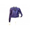 Giacca Donna extra light doppia tasca con girocollo a contrasto chiusura zip.