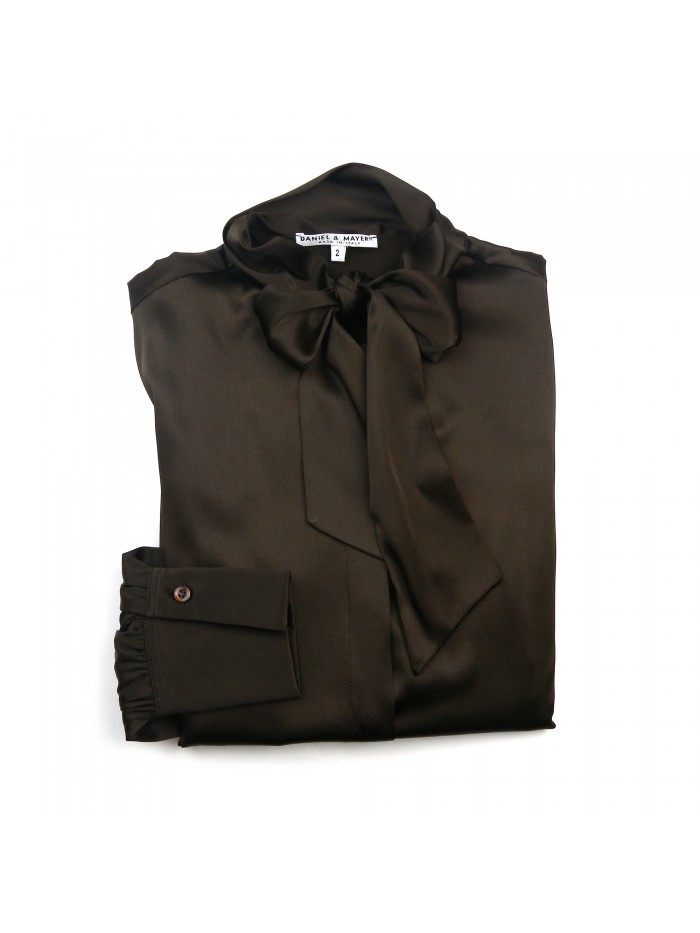 Daniel & Mayer Camicia Polo Donna Mod. Adria Unita Marrone Scuro Daniel & Mayer Camicia Polo Donna Mod. Adria Unita Marrone Scuro