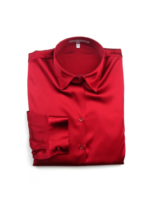 Daniel & Mayer Woman Shirt Mod. Camogli Solid Bourdeaux Daniel & Mayer Woman Shirt Mod. Camogli Solid Bourdeaux
