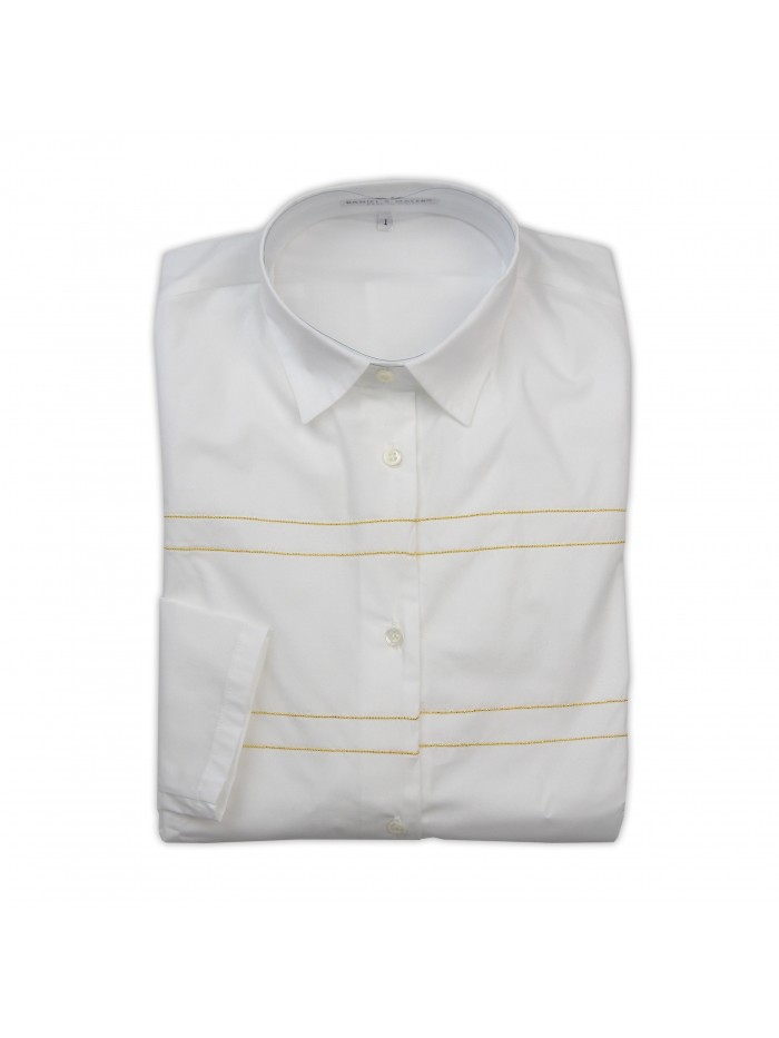 Daniel & Mayer Woman Shirt Mod. Alma Plain White Daniel & Mayer Woman Shirt Mod. Alma Plain White