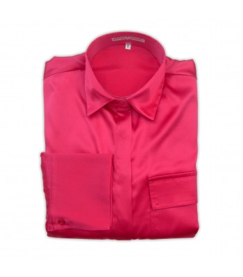 Daniel & Mayer Woman Shirt Mod. Agnese Plain Magenta