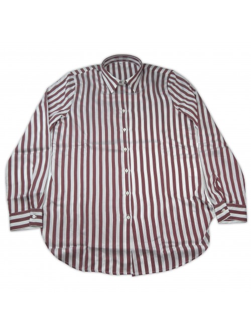 Daniel & Mayer Woman Shirt Mod. Camogli Striped Brown / White