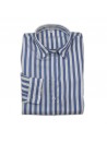 Daniel & Mayer Woman Shirt Mod. Camogli Striped Blue / White