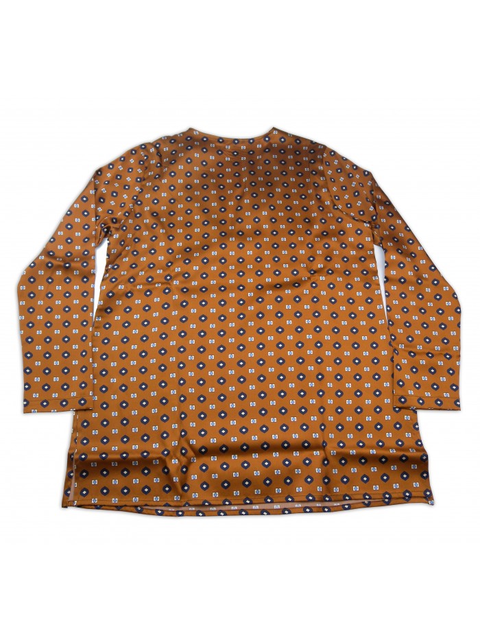 Daniel & Mayer Blouse Shirt Woman Mod. Persia Fantasy / Brown
