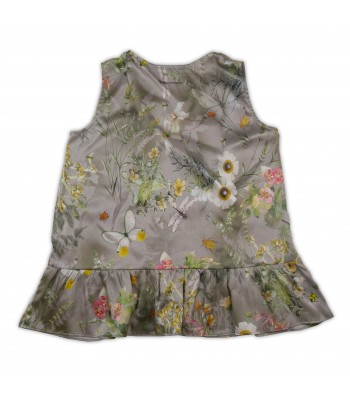 Daniel & Mayer Sweater Top Woman Mod. 2007 Floral / Taupe 2
