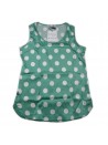 Daniel & Mayer Shirt Top Woman Mod. Siena Pois / Green