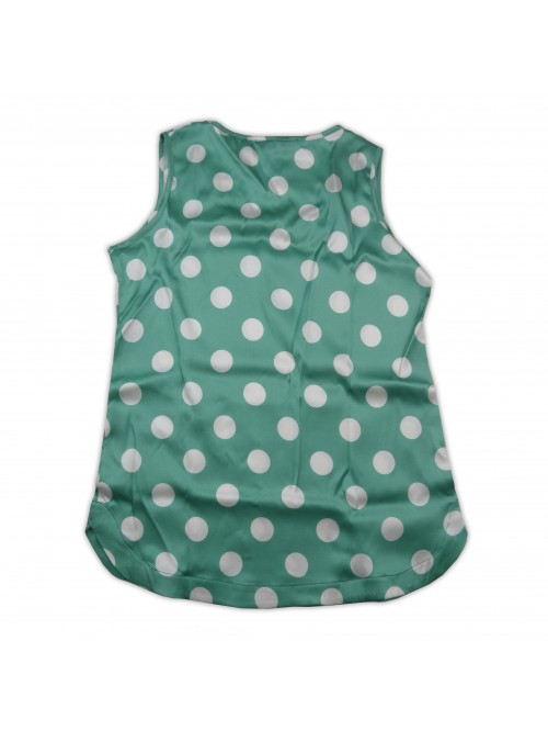 Daniel & Mayer Maglia Top Donna Mod. Siena Pois/Verde