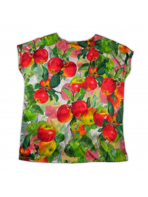 Daniel & Mayer Maglia Top Donna Mod. Nora Fantasia Frutta