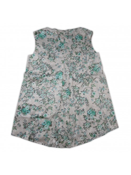 Daniel & Mayer Maglia Top Donna Mod. Siria Fantasia Floreale Turchese