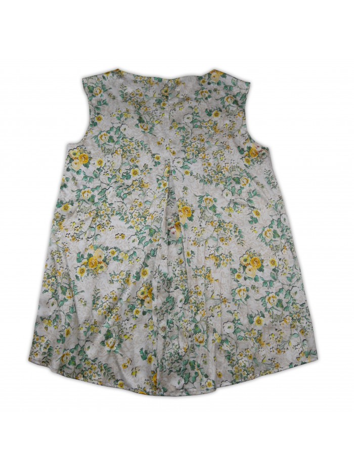 Daniel & Mayer Maglia Top Donna Mod. Siria Fantasia Floreale Giallo