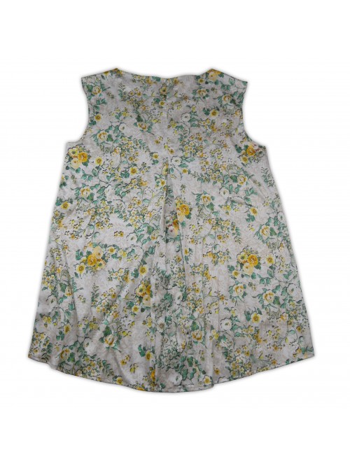 Daniel & Mayer Sweater Top Woman Mod. Syria Yellow Floral Fantasy