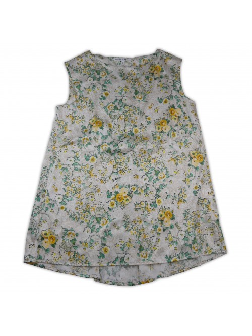 Daniel & Mayer Sweater Top Woman Mod. Syria Yellow Floral Fantasy