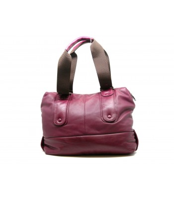 Woman bag Lips bag with fabric shoulder strap 2