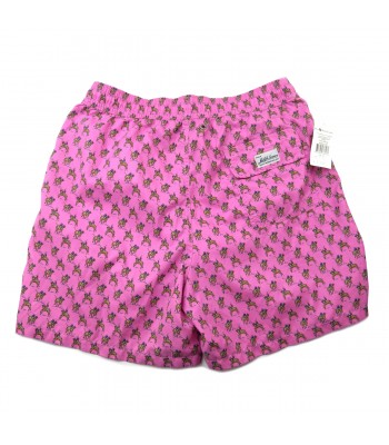 Ralph Lauren Men's Swimsuit Hawaiian Style Print Boxer Pink 2