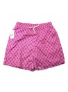 Ralph Lauren Men's Swimsuit Hawaiian Style Print Boxer Pink
