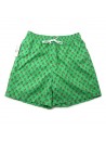 Ralph Laurent Costume Da Bagno Uomo Hawaian Style Print Boxer Verde