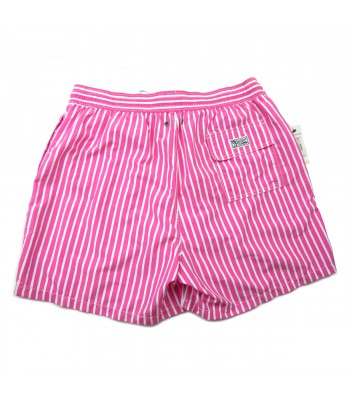 Ralph Lauren Men's Samuel Trunk Cotton Striped Pink Swimsuit 2