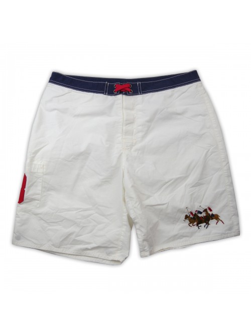 Ralph Laurent Costume Da Bagno Uomo Mod. Cavall Verneer Bianco Ralph Laurent Costume Da Bagno Uomo Mod. Cavall Verneer Bianco