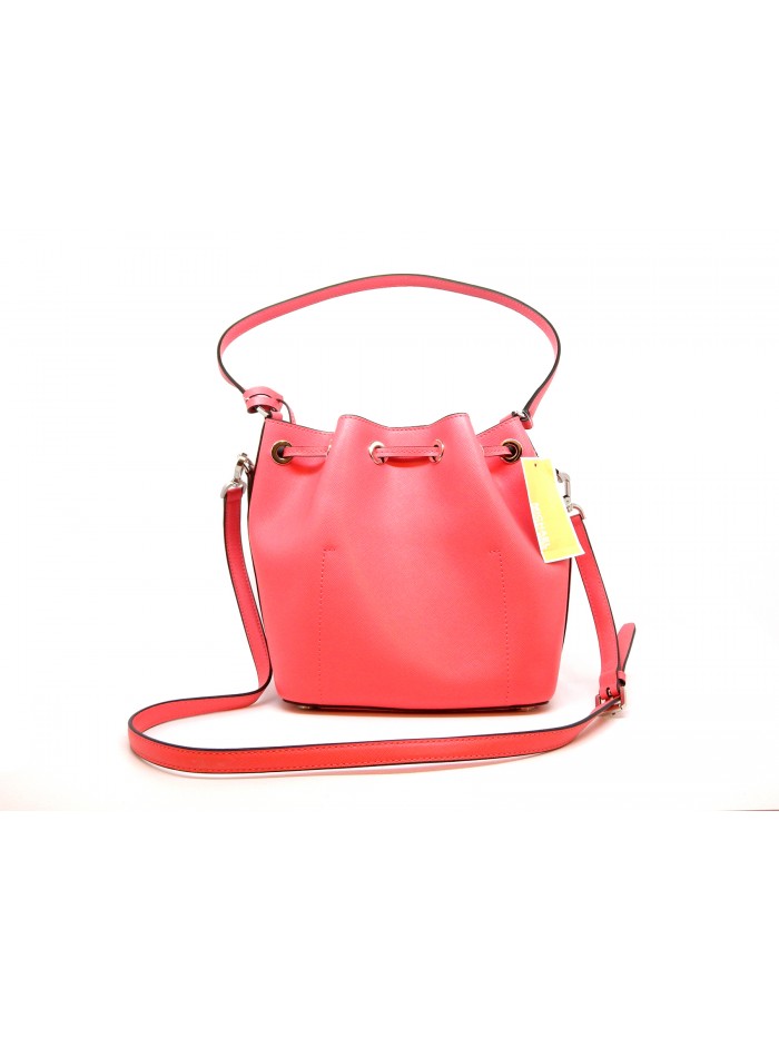 Borsa a secchiello piccola Greenwich in Saffiano