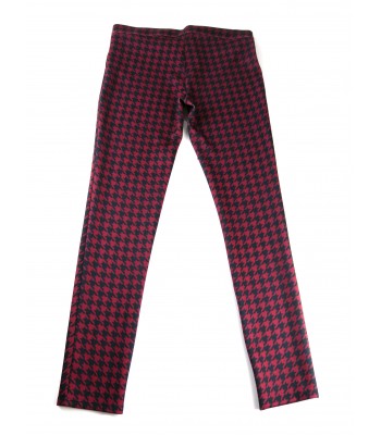 Gai Mattiolo Pantalone Donna Pied de Poule Bordeaux/Nero 2