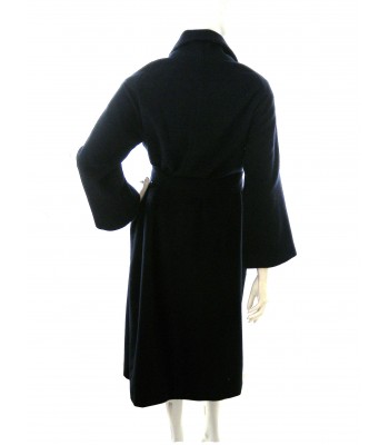 Jupe de Satin Cappotto Donna Mod. Impermeabile Vintage Blu 2