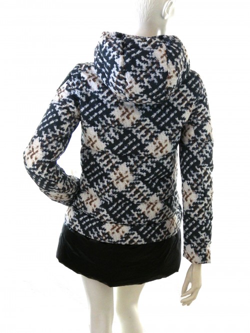 Blauer Giubbotto Donna Mod.16WBLDK03272 Quadri Grigio/Bianco