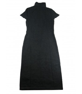 Ralph Lauren Women's Gray Striped Micro Pattern Dress 2