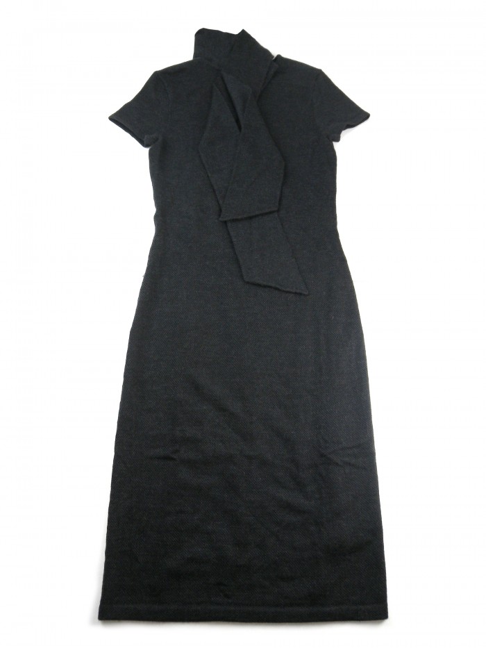 Ralph Lauren Abito Donna Micro Fantasia Rigata Grigio Ralph Lauren Abito Donna Micro Fantasia Rigata Grigio