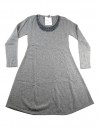 Daniel & Mayer Woman Dress Art. 113 Gray Paillettes