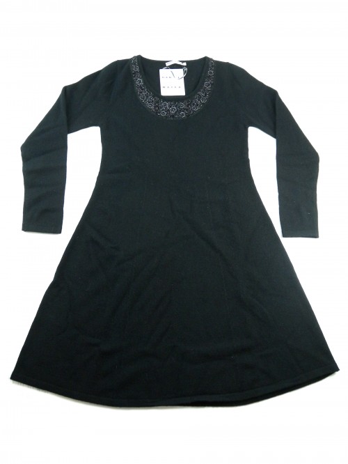 Daniel & Mayer Woman Dress Art. 113 Black Paillettes Daniel & Mayer Woman Dress Art. 113 Black Paillettes