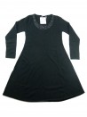 Daniel & Mayer Woman Dress Art. 113 Black Paillettes