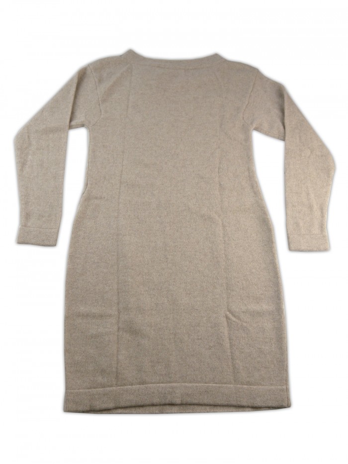 Daniel & Mayer Abito Donna Art. 616 Maxi Pull Unito Beige