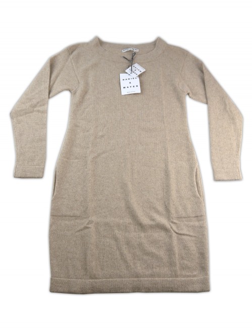Daniel & Mayer Abito Donna Art. 616 Maxi Pull Unito Beige Daniel & Mayer Abito Donna Art. 616 Maxi Pull Unito Beige