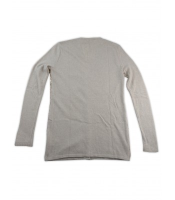 Blugirl Cardigan Donna Paillettes Gold Beige 2
