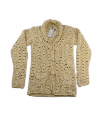 Blumarine Cardigan Donna Handmade Gold Uncino