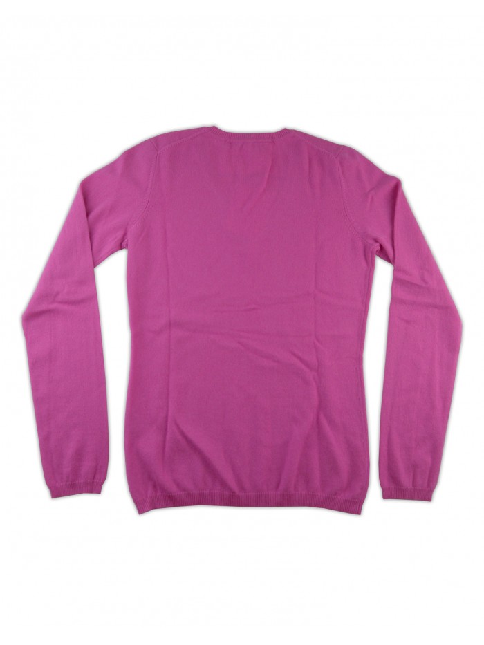 Bellwood Maglia Donna Collo a V Unita Fucsia