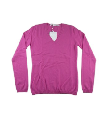 Bellwood Maglia Donna Collo a V Unita Fucsia