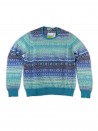 Ballantyne Sweater Woman Jacquard Multicolor Turquoise