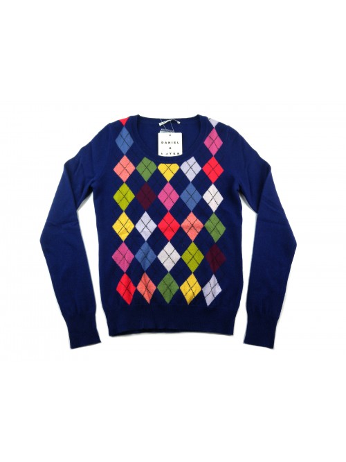 Daniel & Mayer Maglia Donna Losanghe Multicolor