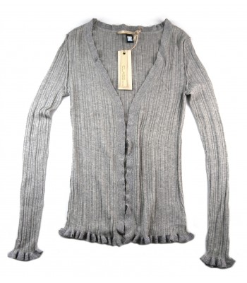 Roberto Cavalli Women's Open Cardigan Lurex Pearl