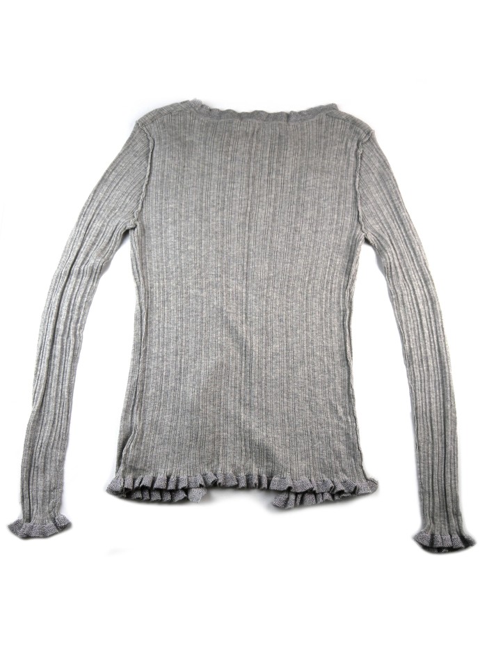 Celine Women's Deconstructed Cardigan Cream