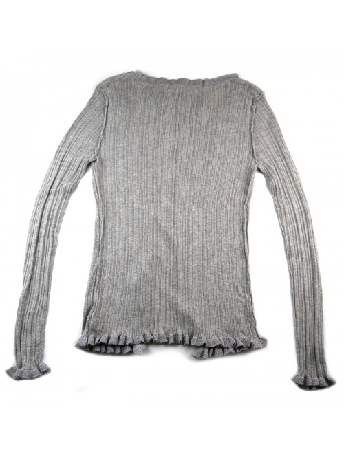 Celine Women's Deconstructed Cardigan Cream